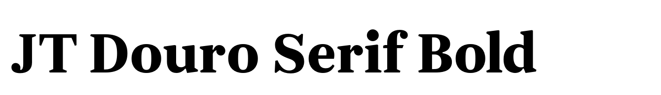 JT Douro Serif Bold